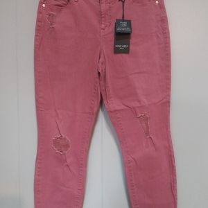 NWT! NINE WEST Gramercy Skinny Crop Jeans size8